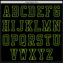 Load image into Gallery viewer, Custom Black Neon Green Authentic Baseball Jersey
