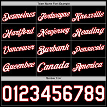Load image into Gallery viewer, Custom Black White-Red Authentic Basketball Jersey
