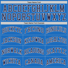 Load image into Gallery viewer, Custom Blue Navy-White Authentic Throwback Basketball Jersey
