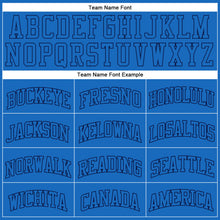 Load image into Gallery viewer, Custom Blue Blue-Navy Authentic Throwback Basketball Jersey
