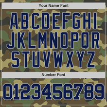 Load image into Gallery viewer, Custom Camo Navy-Gray Authentic Salute To Service Basketball Jersey

