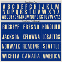 Load image into Gallery viewer, Custom Cream Royal-Yellow Authentic Baseball Jersey
