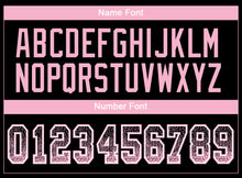 Load image into Gallery viewer, Custom Black Light Pink-White Drift Fashion Football Jersey
