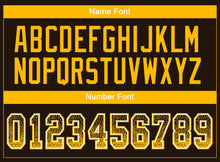 Load image into Gallery viewer, Custom Brown Gold-White Drift Fashion Football Jersey
