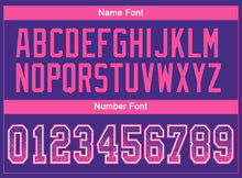 Load image into Gallery viewer, Custom Purple Pink-White Drift Fashion Football Jersey

