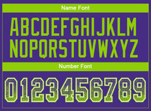 Load image into Gallery viewer, Custom Purple Neon Green-White Drift Fashion Football Jersey
