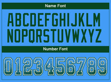 Load image into Gallery viewer, Custom Powder Blue Green-White Drift Fashion Football Jersey

