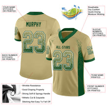 Load image into Gallery viewer, Custom Vegas Gold Green-White Drift Fashion Football Jersey
