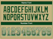 Load image into Gallery viewer, Custom Vegas Gold Green-White Drift Fashion Football Jersey
