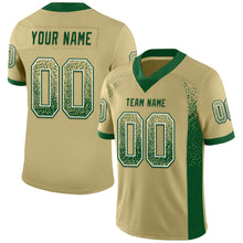 Load image into Gallery viewer, Custom Vegas Gold Green-White Drift Fashion Football Jersey
