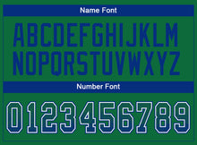 Load image into Gallery viewer, Custom Kelly Green Royal-White Mesh Drift Fashion Football Jersey

