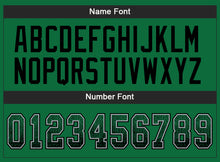 Load image into Gallery viewer, Custom Kelly Green Black-Gray Mesh Drift Fashion Football Jersey
