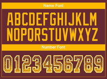 Load image into Gallery viewer, Custom Burgundy Gold-White Drift Fashion Football Jersey
