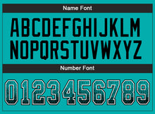 Load image into Gallery viewer, Custom Aqua Black-White Drift Fashion Football Jersey
