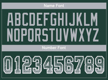 Load image into Gallery viewer, Custom Green Gray-White Drift Fashion Football Jersey
