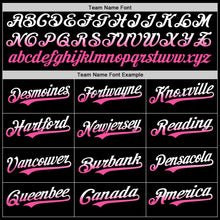 Load image into Gallery viewer, Custom Black White-Pink Authentic Fade Fashion Baseball Jersey
