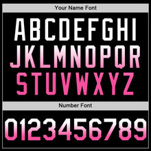 Load image into Gallery viewer, Custom Black White-Pink Authentic Fade Fashion Baseball Jersey
