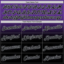 Load image into Gallery viewer, Custom Purple Black-Gray Fade Fashion Performance T-Shirt
