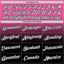 Load image into Gallery viewer, Custom Pink White-Black Fade Fashion Performance T-Shirt
