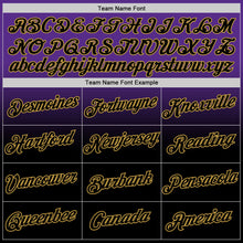 Load image into Gallery viewer, Custom Purple Black-Old Gold Fade Fashion Performance T-Shirt
