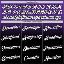 Load image into Gallery viewer, Custom Purple White-Black Fade Fashion Performance T-Shirt
