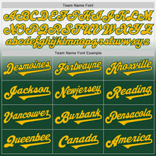 Load image into Gallery viewer, Custom White Gold-Green Authentic Fade Fashion Baseball Jersey

