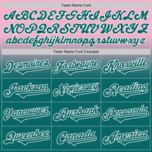 Load image into Gallery viewer, Custom Light Pink Teal-White Authentic Fade Fashion Baseball Jersey

