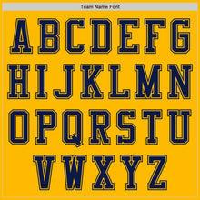 Load image into Gallery viewer, Custom Gold Navy Authentic Baseball Jersey

