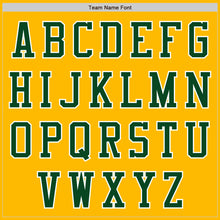 Load image into Gallery viewer, Custom Gold Green-White Authentic Baseball Jersey
