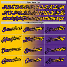 Load image into Gallery viewer, Custom Purple Yellow-Black Gradient Fashion Performance T-Shirt
