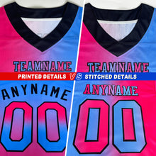 Load image into Gallery viewer, Custom Orange Yellow-Black Mesh Authentic Gradient Fashion Scratch Football Jersey
