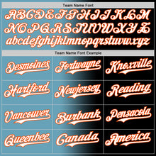 Load image into Gallery viewer, Custom Black White Shadow Blue-Orange Authentic Gradient Fashion Baseball Jersey
