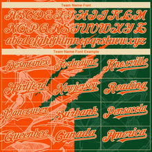 Load image into Gallery viewer, Custom Stitched Graffiti Pattern Orange Green-Cream 3D Scratch Sports Pullover Sweatshirt Hoodie
