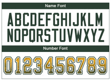 Load image into Gallery viewer, Custom Gold Green-White Drift Fashion Football Jersey
