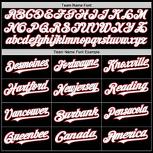 Load image into Gallery viewer, Custom Black Gray-Red Bomber Full-Snap Varsity Letterman Two Tone Hoodie Jacket
