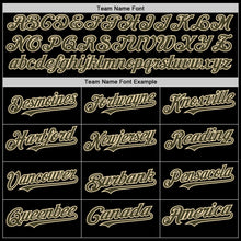 Load image into Gallery viewer, Custom Black Olive-Cream Bomber Full-Snap Varsity Letterman Two Tone Hoodie Jacket
