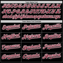 Load image into Gallery viewer, Custom Black Crimson-White Bomber Full-Snap Varsity Letterman Two Tone Hoodie Jacket

