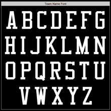 Load image into Gallery viewer, Custom Black White Bomber Varsity Letterman Zipper Jacket
