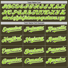 Load image into Gallery viewer, Custom Olive Neon Green-White Bomber Full-Snap Varsity Letterman Salute To Service Hoodie Jacket
