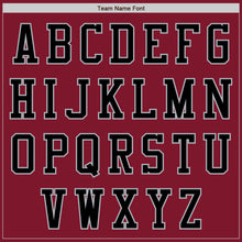 Load image into Gallery viewer, Custom Crimson Black-Gray Bomber Varsity Letterman Two Tone Zipper Jacket
