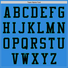 Load image into Gallery viewer, Custom Powder Blue Black-Teal Bomber Varsity Letterman Zipper Jacket
