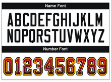 Load image into Gallery viewer, Custom Scarlet Black-Gold Drift Fashion Football Jersey
