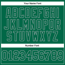 Load image into Gallery viewer, Custom Kelly Green Gray Authentic Football Jersey
