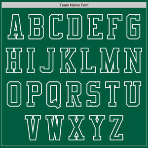 Custom Kelly Green White Authentic Baseball Jersey