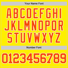 Load image into Gallery viewer, Custom Light Yellow Orange-White Authentic Basketball Jersey
