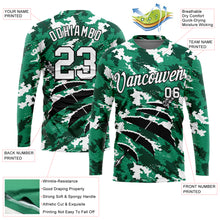 Load image into Gallery viewer, Custom Camo White-Black 3D Hunting Tool Arrow Long Sleeve Performance T-Shirt
