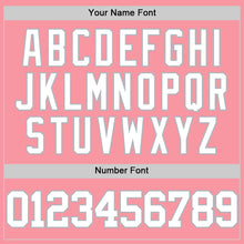 Load image into Gallery viewer, Custom Medium Pink White-Gray Authentic Basketball Jersey
