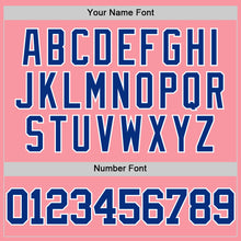 Load image into Gallery viewer, Custom Medium Pink Royal-White Authentic Basketball Jersey
