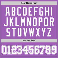 Load image into Gallery viewer, Custom Medium Purple White Authentic Basketball Jersey
