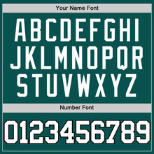 Load image into Gallery viewer, Custom Midnight Green White-Black Authentic Basketball Jersey
